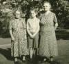 Julia Bixby, Patricia Bixby and Christina Hoffman, late 1930's