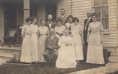 Hill, Custer and Barnhart family, c. 1910