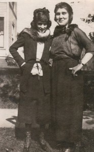 Louise Custer and Ruth Barnhart, c. 1921