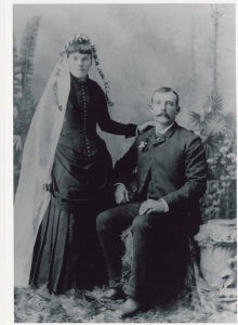 Amelia Hoffman and John Felber, 1887