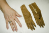 Leather gloves of Artinecia Merriman, Engagement ring of Vera Plymale