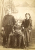 Thomas, May and George Merriman, c. 1888