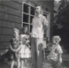 Paul Wadleigh and children, c. 1955